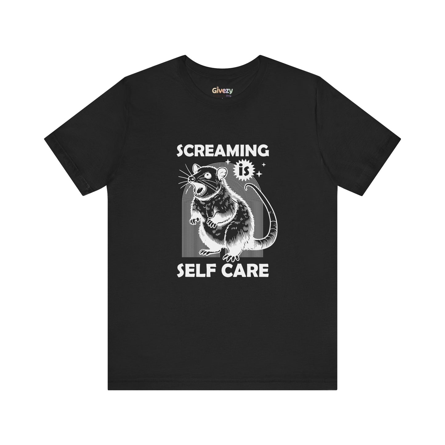 Schreien ist Selbstfürsorge – Unisex-Grafik-T-Shirt