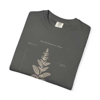 Wisdom - Vintage Botanical Scripture Unisex T-Shirt, James 1:5 Bible Verse Tee, Christian Gift for Graduation, Editorial Faith Apparel