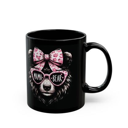 Mama Bear - Schwarze Tasse (325 ml/444 ml)