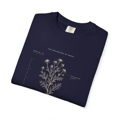 Patience - Vintage Botanical Scripture Unisex T-Shirt, Romans 12:12 Bible Verse Tee, Christian Gift for Waiting, Editorial Faith Apparel