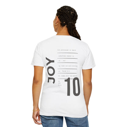 Joy - Personalized Number Scripture Unisex T-Shirt, Psalm 30:5 Bible Verse Tee, Christian Gift for Encouragement, Modern Streetwear Faith