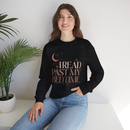 I Read Past My Bedtime Crewneck Sweatshirt