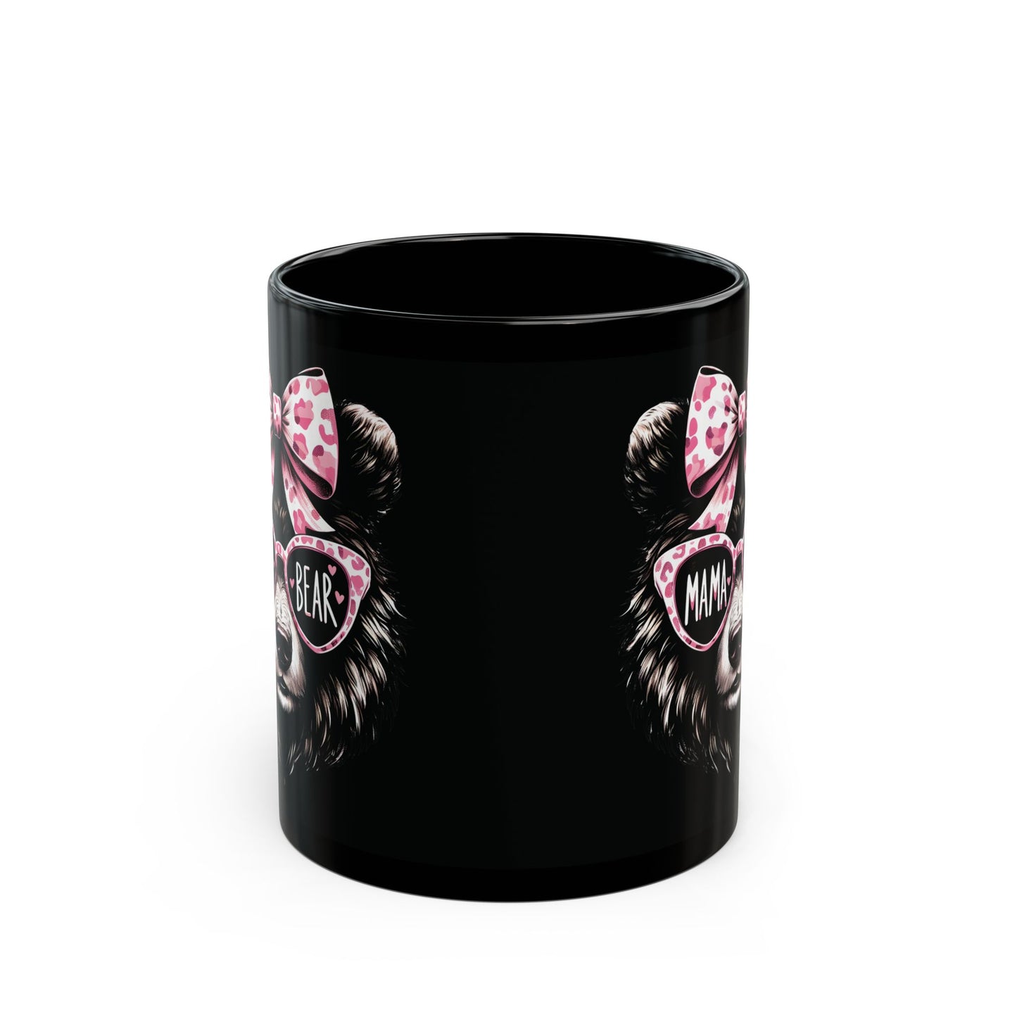 Mama Bear - Schwarze Tasse (325 ml/444 ml)