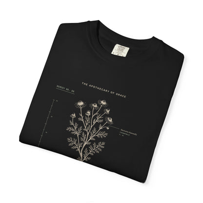 Patience - Vintage Botanical Scripture Unisex T-Shirt, Romans 12:12 Bible Verse Tee, Christian Gift for Waiting, Editorial Faith Apparel