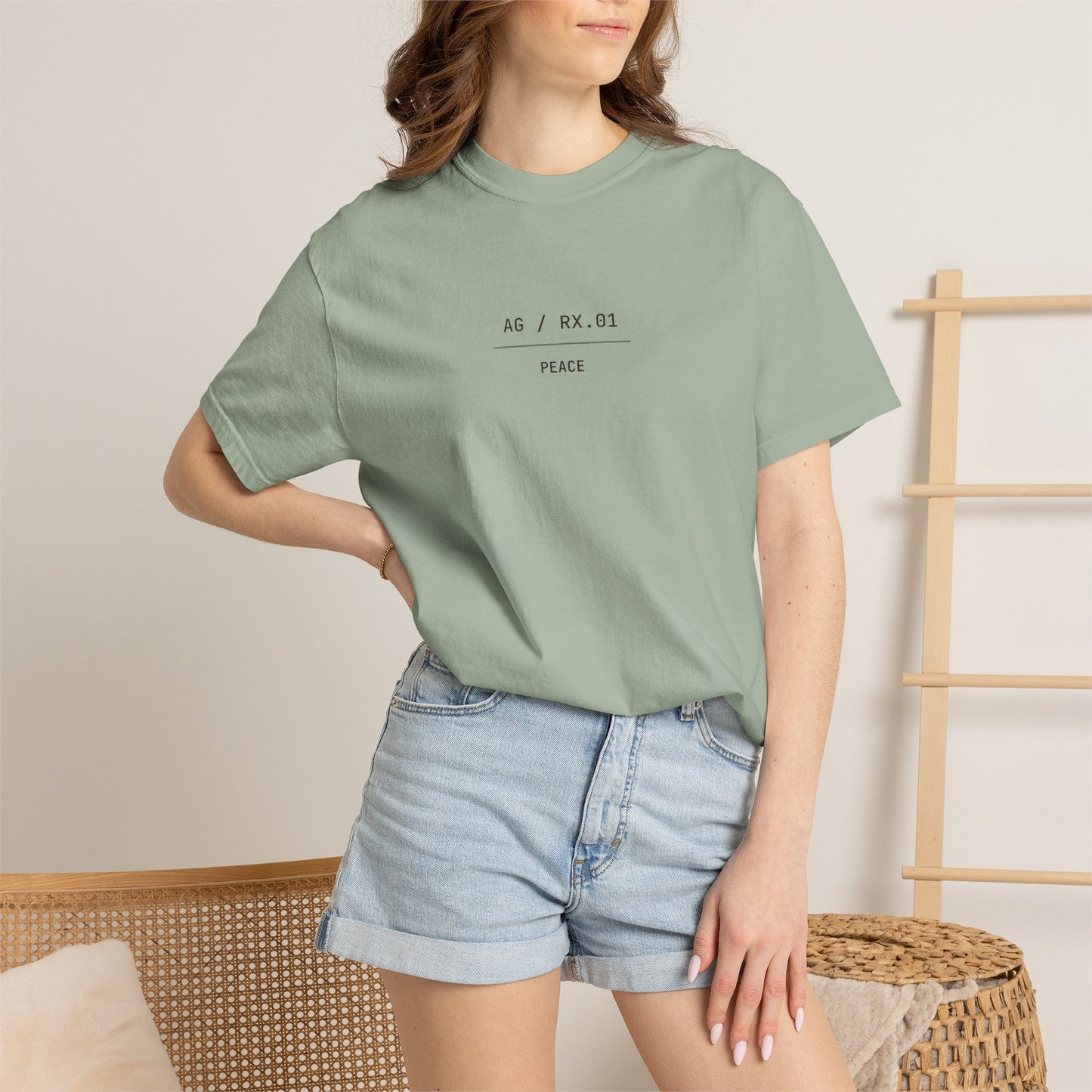 Peace - Personalized Number Scripture Unisex T-Shirt, Philippians 4:6-7 Bible Verse Tee, Christian Gift for Anxiety, Modern Streetwear Faith