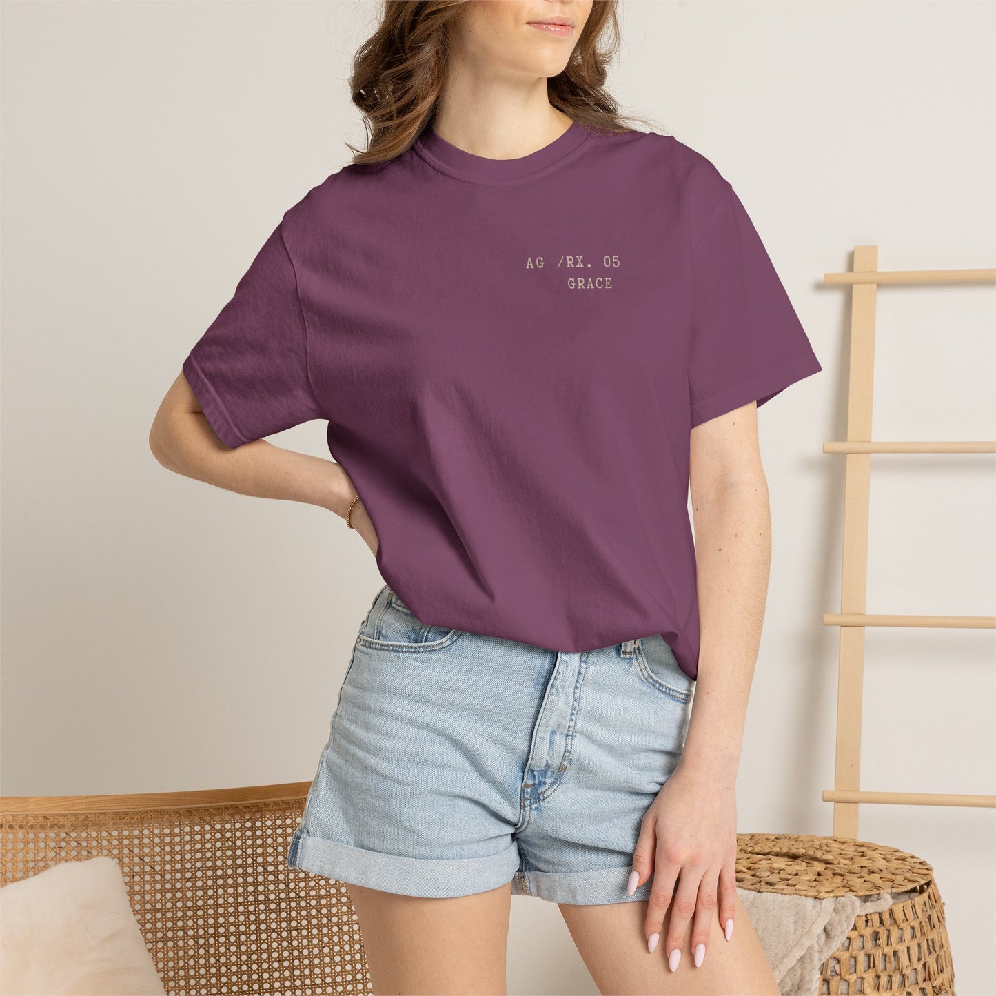 Grace - Personalized Number Scripture Unisex T-Shirt, 2 Corinthians 12:9 Bible Verse Tee, Christian Gift for Recovery, Modern Streetwear Faith