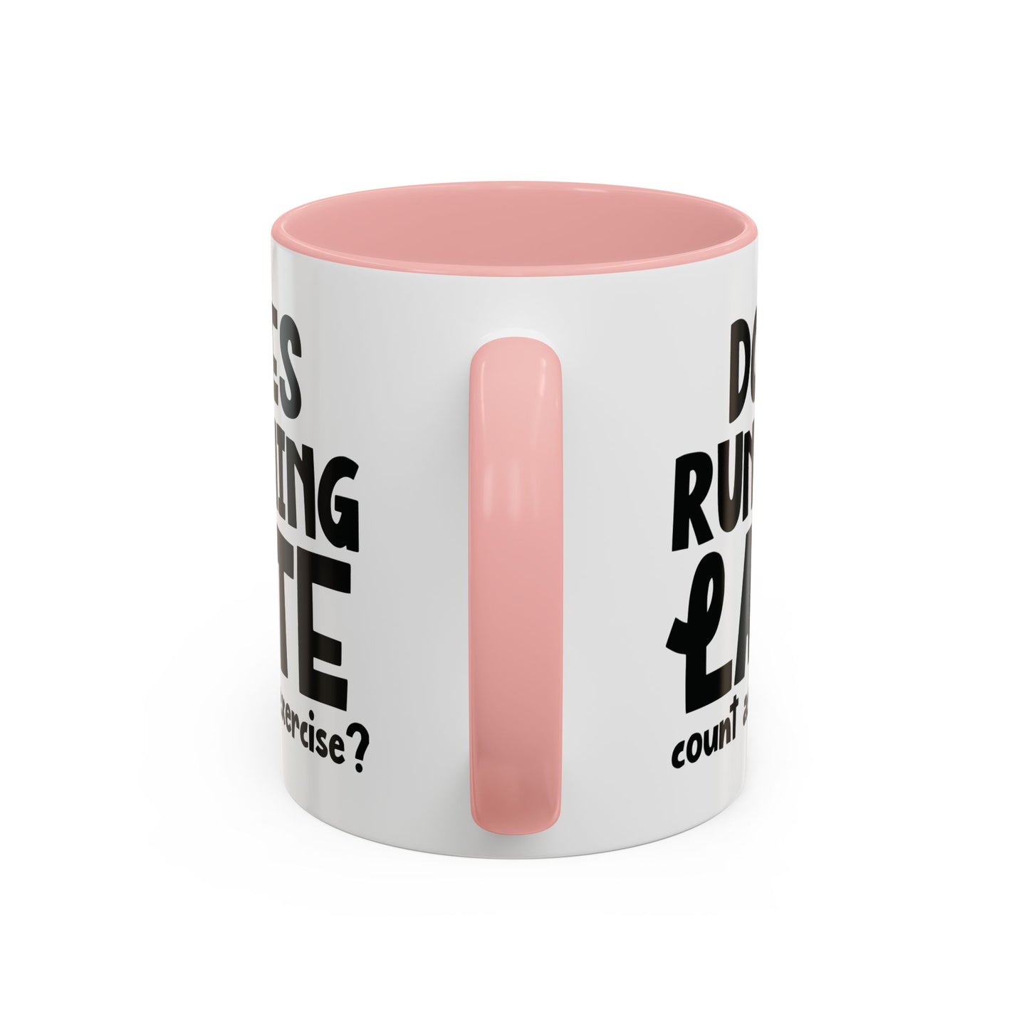Zählt Zuspätkommen als Sport? - Zweifarbige Tasse (325 ml/443 ml)
