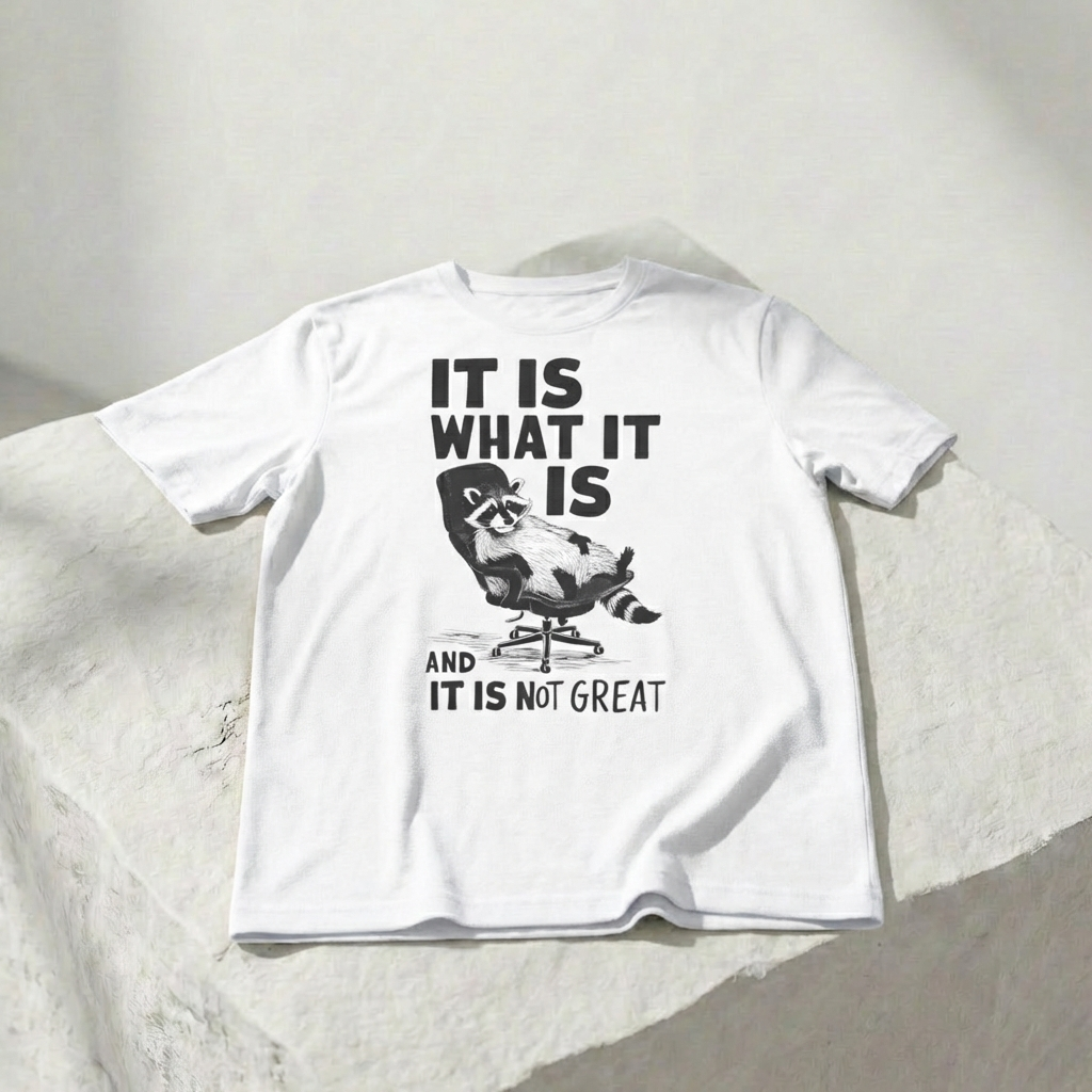 Es ist, wie es ist (und es ist nicht großartig) – Unisex-Grafik-T-Shirt
