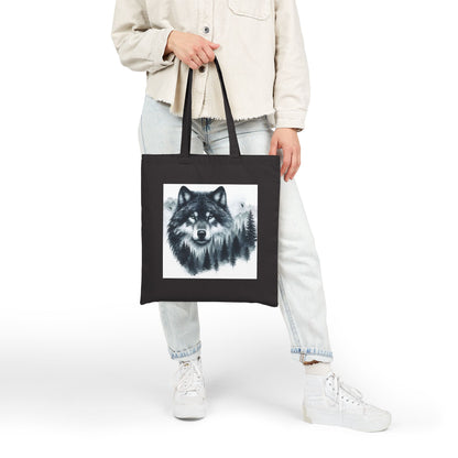 Wilderness Wolf - Tragetasche aus Segeltuch (2 Farben)