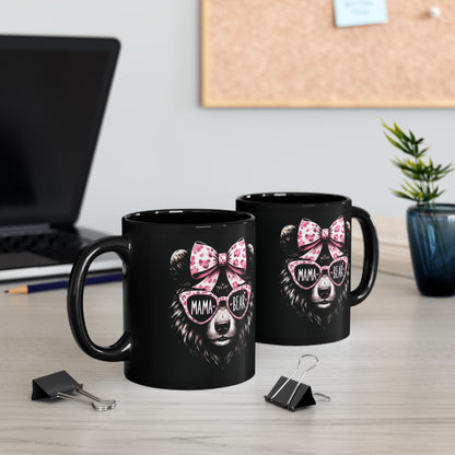 Mama Bear - Schwarze Tasse (325 ml/444 ml)