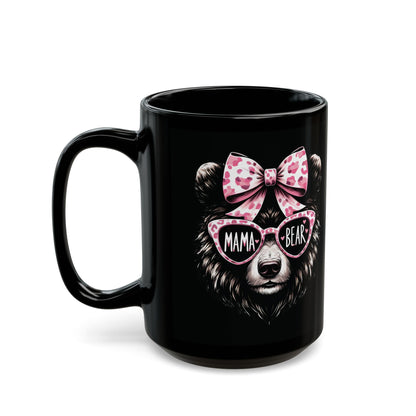 Mama Bear - Schwarze Tasse (325 ml/444 ml)