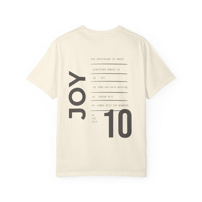 Joy - Personalized Number Scripture Unisex T-Shirt, Psalm 30:5 Bible Verse Tee, Christian Gift for Encouragement, Modern Streetwear Faith