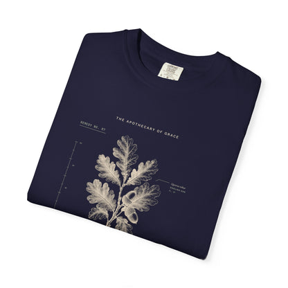 Strength - Vintage Botanical Scripture Unisex T-Shirt, Isaiah 40:31 Bible Verse Tee, Christian Gift for Caregivers, Editorial Faith Apparel