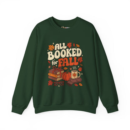 All Booked for Fall Rundhals-Sweatshirt