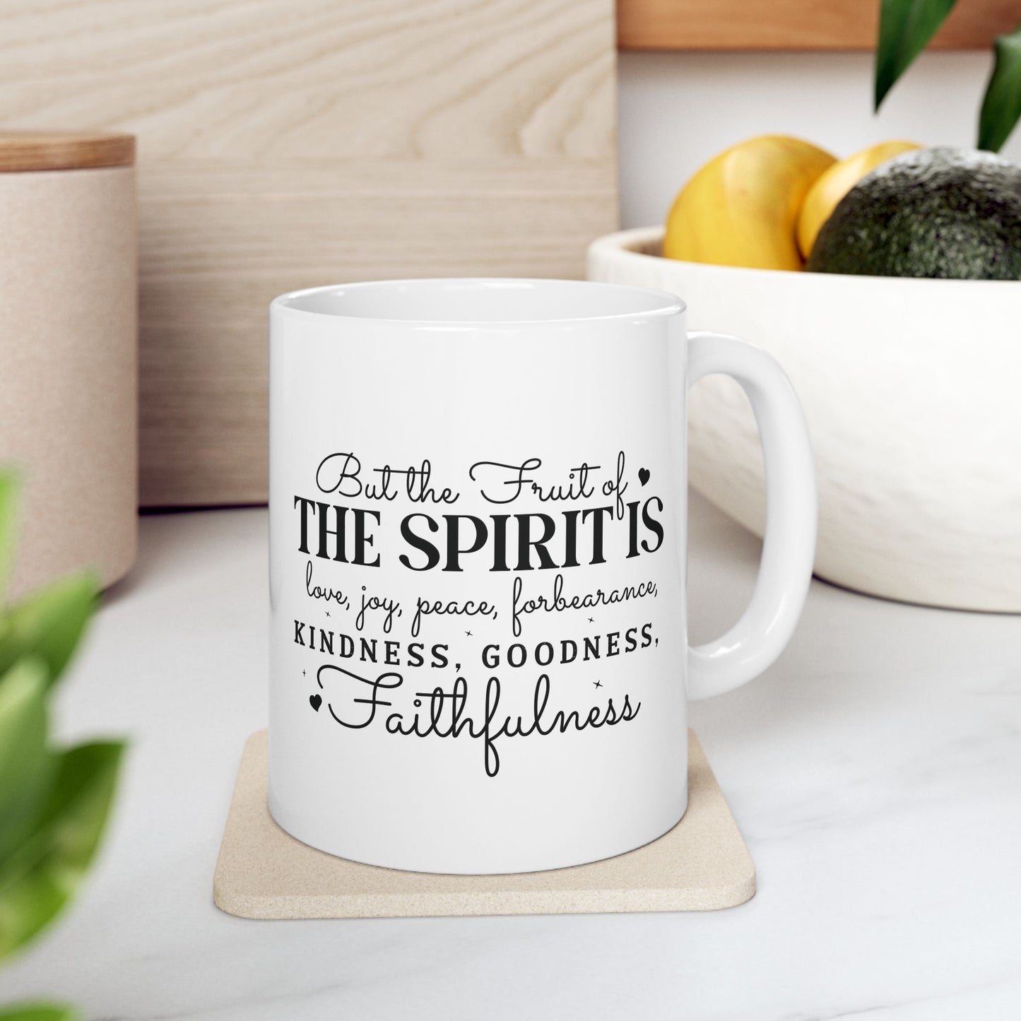 Fruit of the Spirit  White Mug (11oz/15oz)