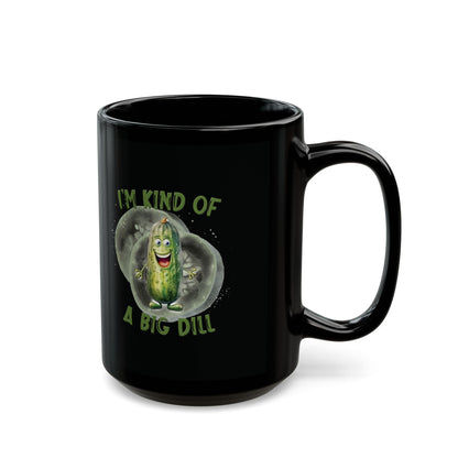 Ich bin irgendwie ein großes Ding – Schwarze Tasse (325ml/444ml)