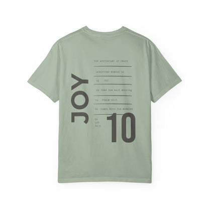 Joy - Personalized Number Scripture Unisex T-Shirt, Psalm 30:5 Bible Verse Tee, Christian Gift for Encouragement, Modern Streetwear Faith
