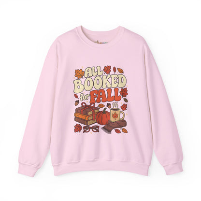 All Booked for Fall Rundhals-Sweatshirt