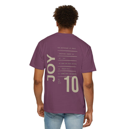 Joy - Personalized Number Scripture Unisex T-Shirt, Psalm 30:5 Bible Verse Tee, Christian Gift for Encouragement, Modern Streetwear Faith