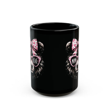 Mama Bear - Schwarze Tasse (325 ml/444 ml)