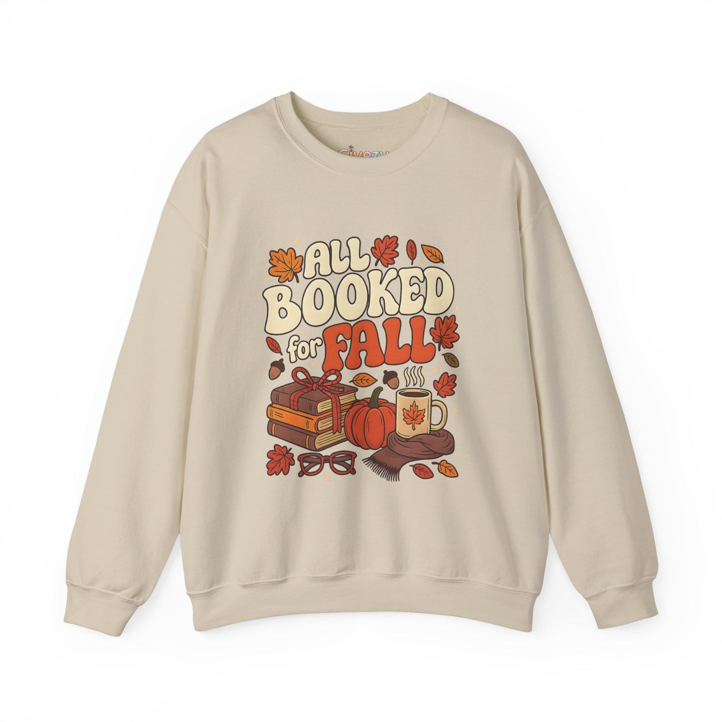 All Booked for Fall Rundhals-Sweatshirt