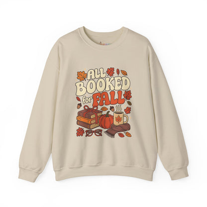 All Booked for Fall Rundhals-Sweatshirt