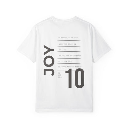 Joy - Personalized Number Scripture Unisex T-Shirt, Psalm 30:5 Bible Verse Tee, Christian Gift for Encouragement, Modern Streetwear Faith
