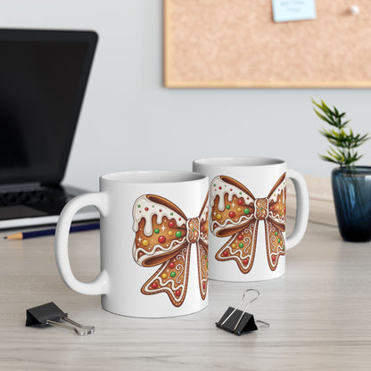 Lebkuchenschleife – Weiße Tasse (325ml/444ml)