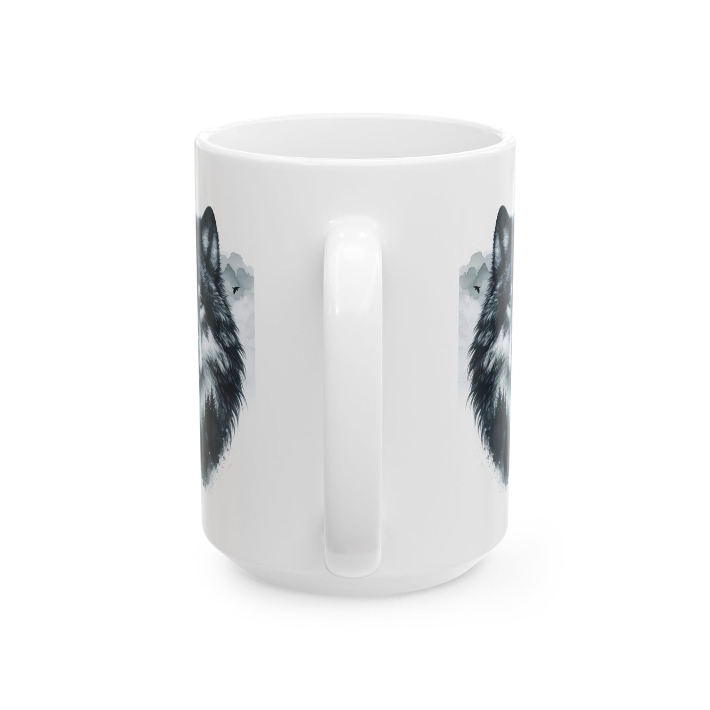 Wolf Forest - Weiße Tasse (325ml/444ml)