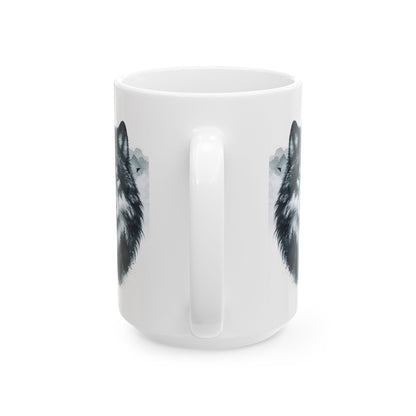 Wolf Forest - Weiße Tasse (325ml/444ml)