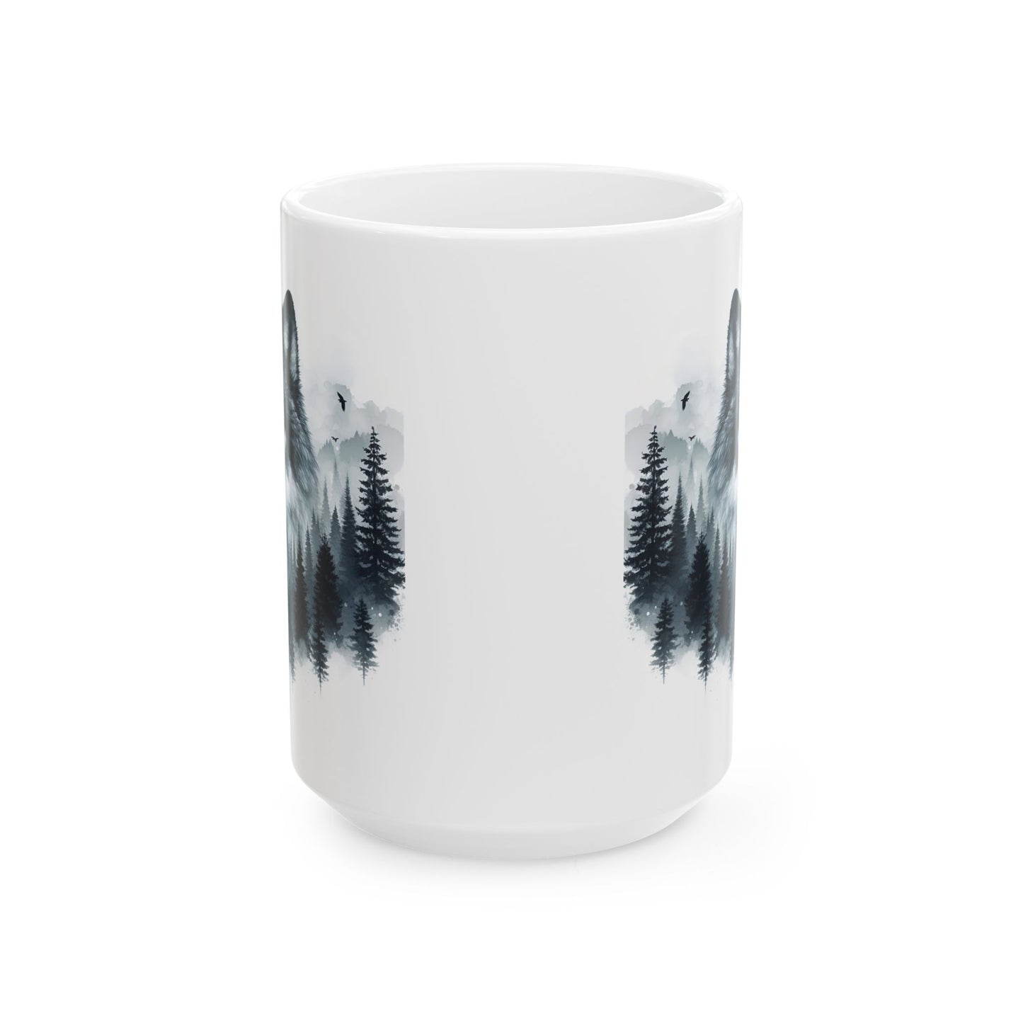 Wolf Forest - Weiße Tasse (325ml/444ml)