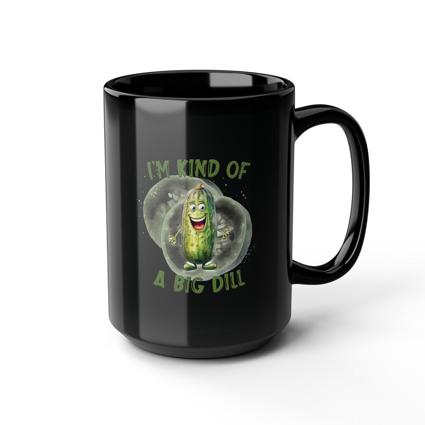 Ich bin irgendwie ein großes Ding – Schwarze Tasse (325ml/444ml)