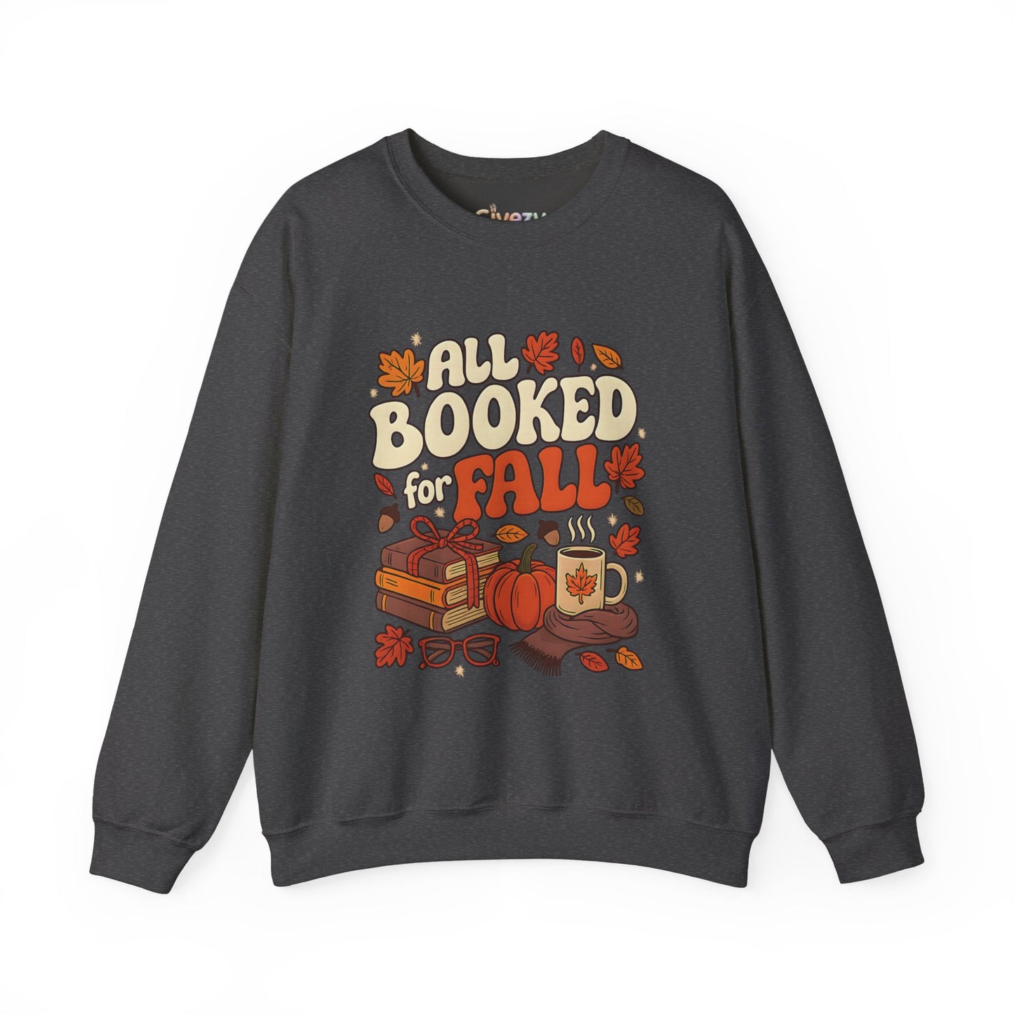 All Booked for Fall Rundhals-Sweatshirt