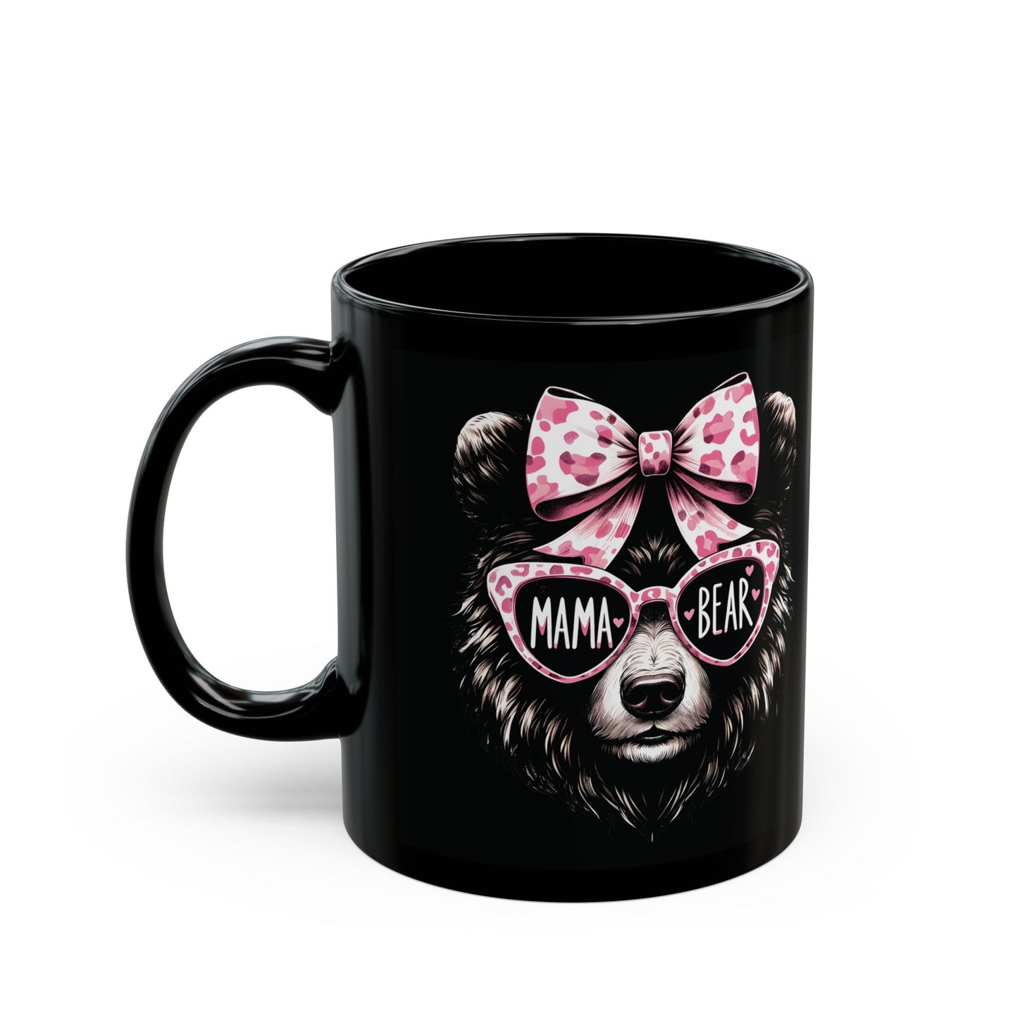Mama Bear - Schwarze Tasse (325 ml/444 ml)