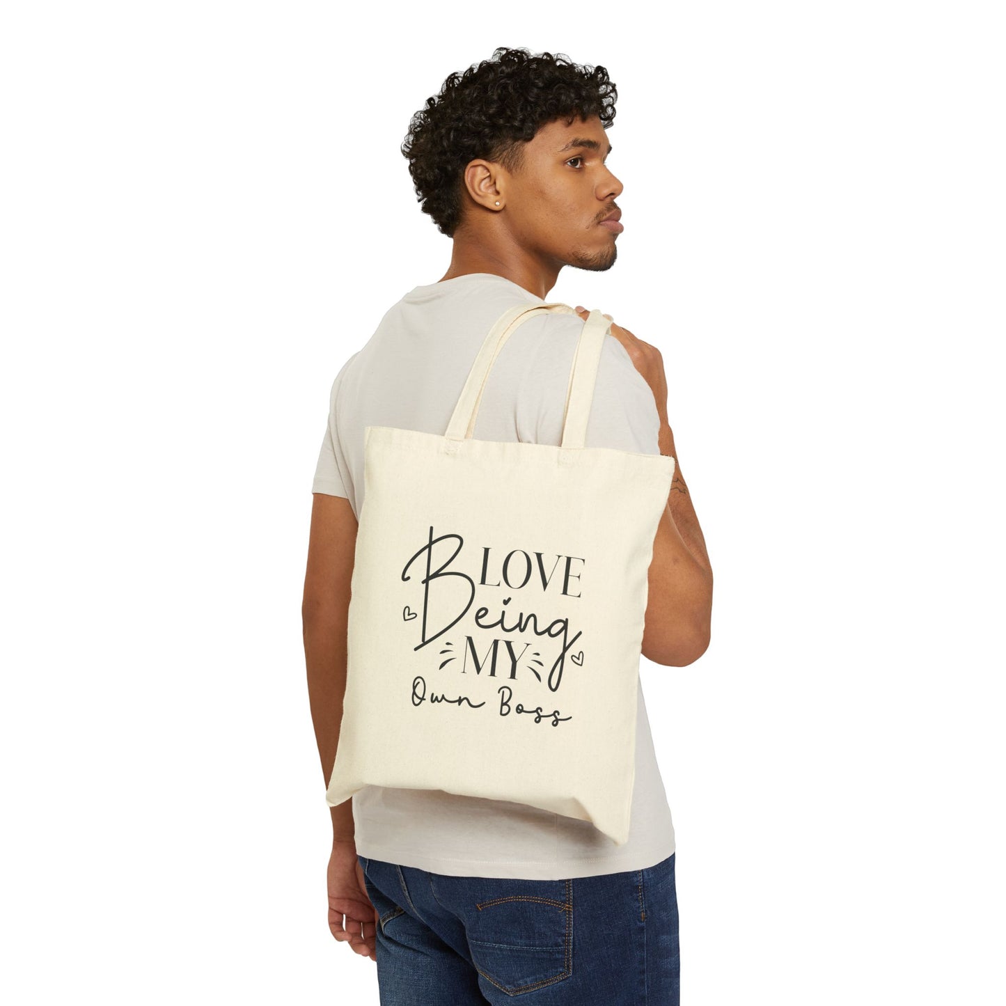 Love Being My Own Boss - Canvas Tote Bag