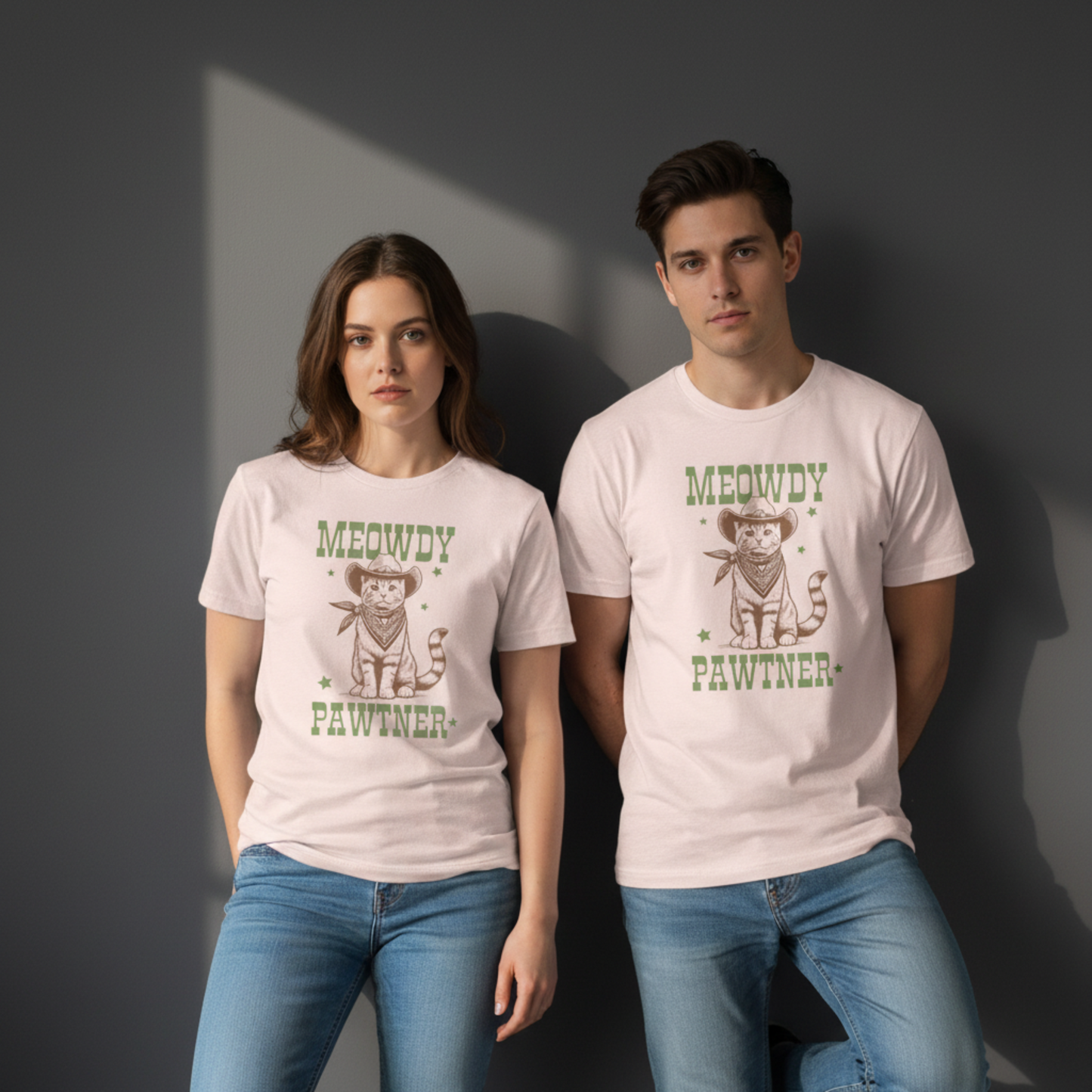 Meowdy Pawtner — Unisex Graphic T-Shirt