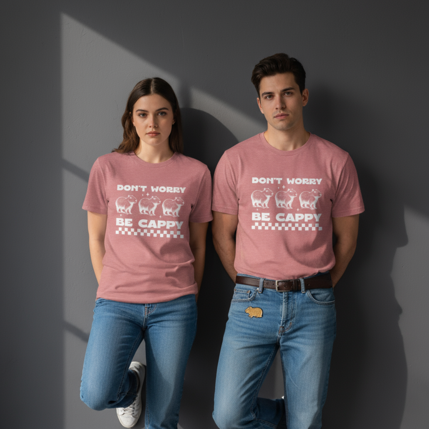 Don’t Worry, Be Cappy — Unisex Graphic T-Shirt
