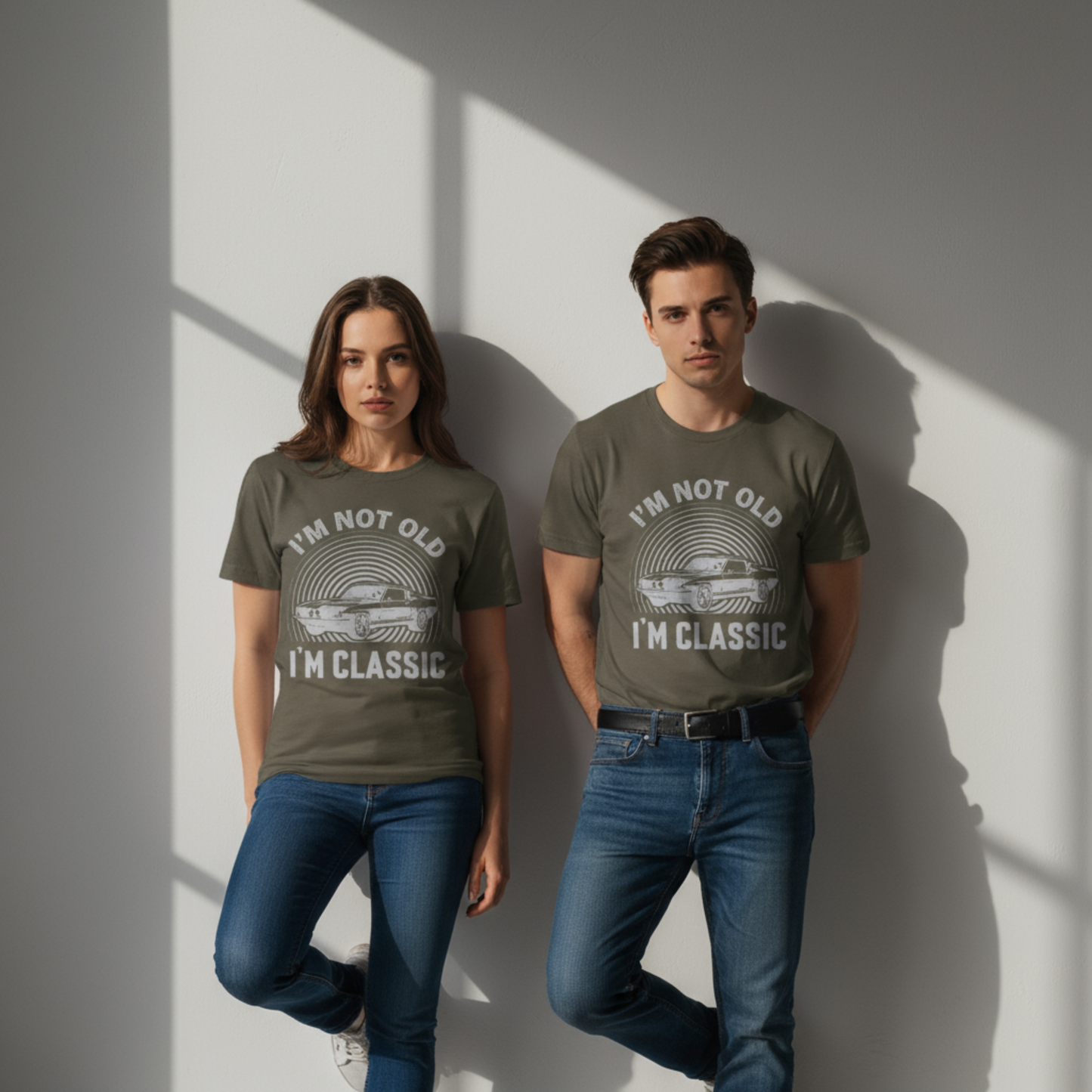Ich bin nicht alt, ich bin ein Klassiker – Unisex T-Shirt mit Grafik