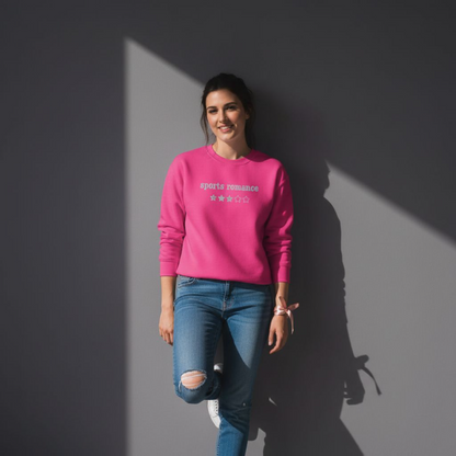 Sport-Romantik – Besticktes Rundhalsshirt – 3 Sterne