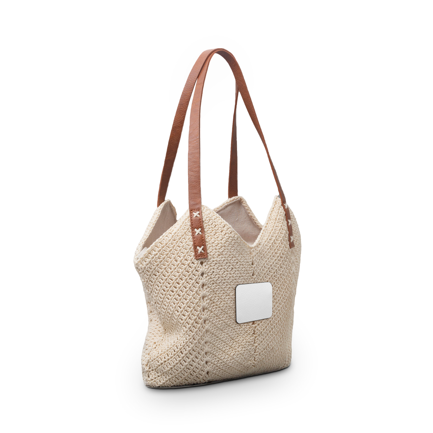 Strohtasche — „Gegr. Wann auch immer.“ Sommerstrandtasche