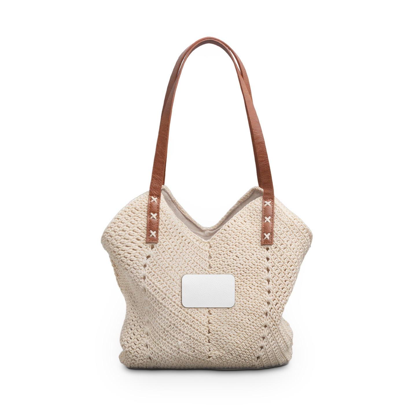 Strohtasche — „Gegr. Wann auch immer.“ Sommerstrandtasche