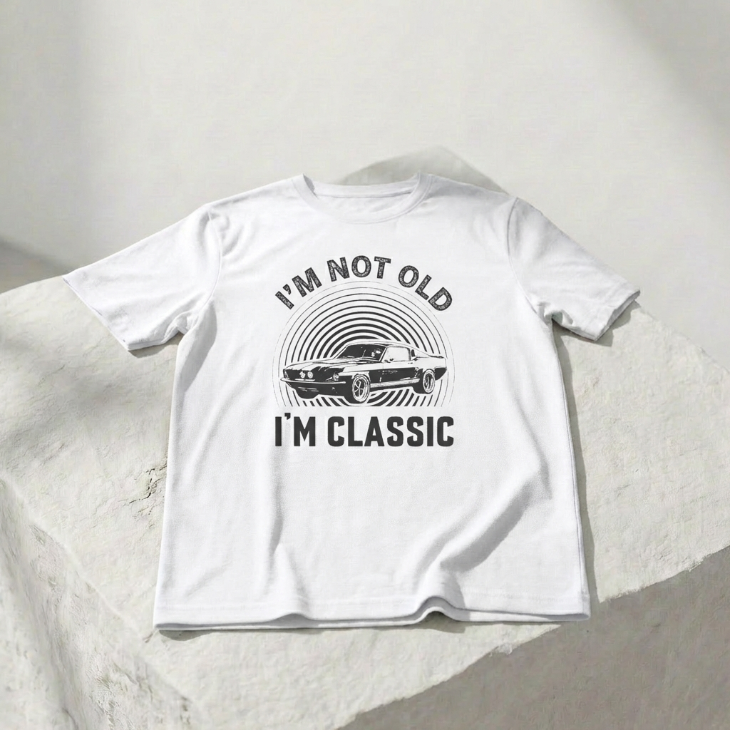 Ich bin nicht alt, ich bin ein Klassiker – Unisex T-Shirt mit Grafik
