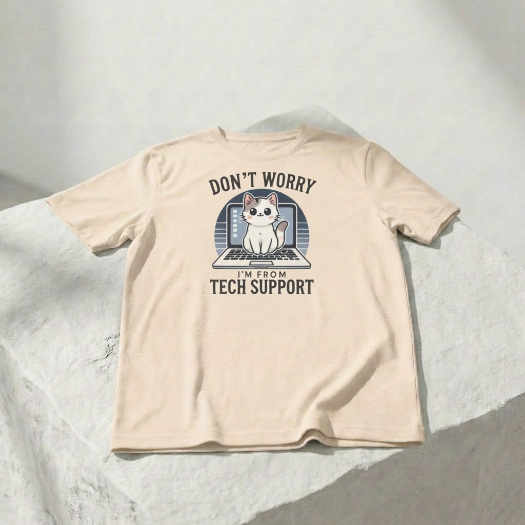 Keine Sorge, ich bin vom Tech Support — Unisex Graphic T-Shirt