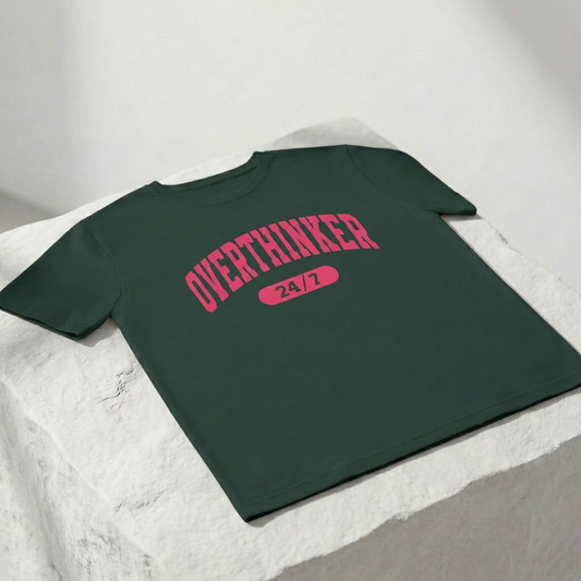 Overthinker 24/7 Unisex Grafik T-Shirt