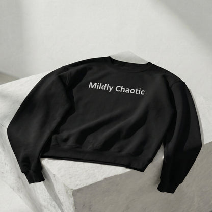 Mildly Chaotic Unisex besticktes Crewneck Sweatshirt