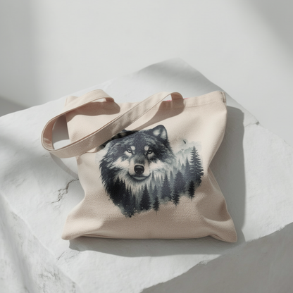Wilderness Wolf - Tragetasche aus Segeltuch (2 Farben)