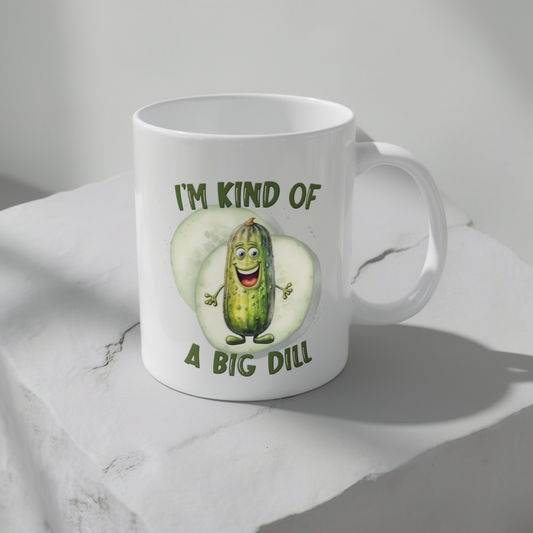 Ich bin 'ne große Nummer – Weiße Tasse (325 ml/444 ml)