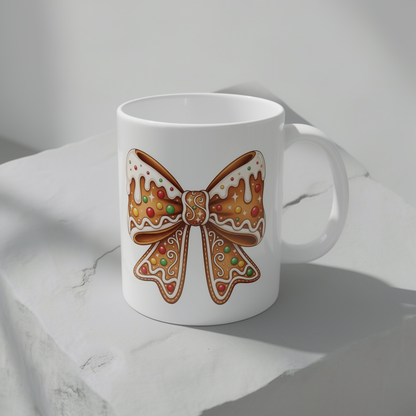 Lebkuchenschleife – Weiße Tasse (325ml/444ml)