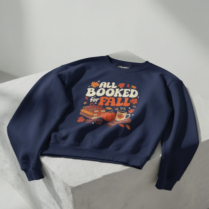All Booked for Fall Rundhals-Sweatshirt