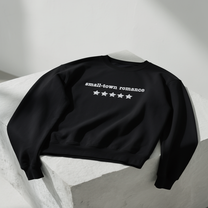 Kleinstadt-Romantik Besticktes Rundhals-Sweatshirt - 5 Sterne